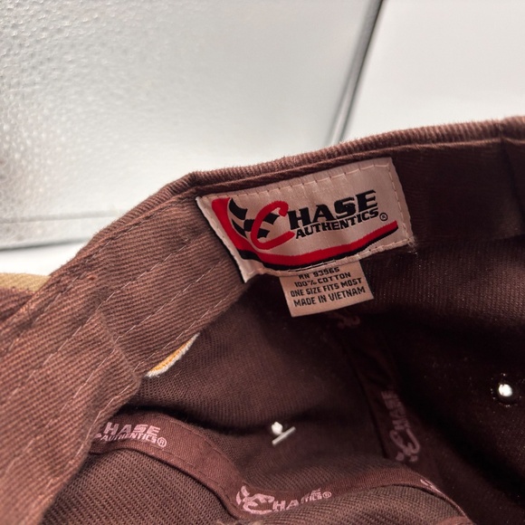 UPS Checkered Logo Dale Jarrett #88 NASCAR Brown/Gold Racing Collectible Hat - Picture 14 of 16